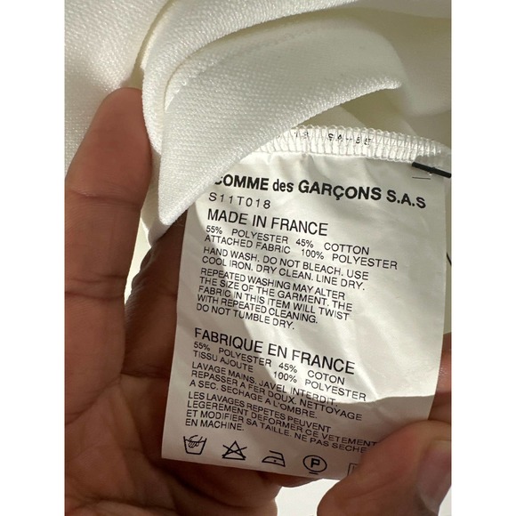 Ruffled sheer sleeve polo - Picture 5 of 6